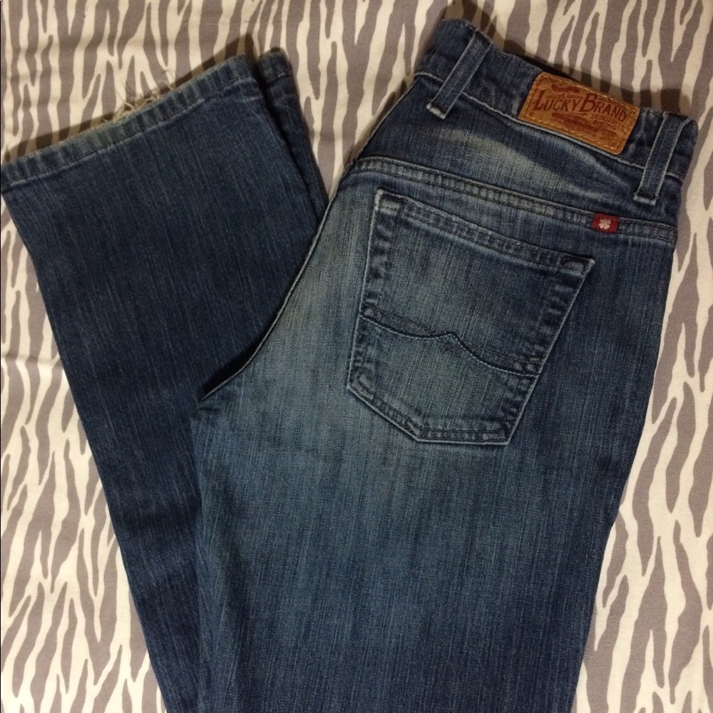 Lucky Jeans Straight Leg Sz 4 EUC